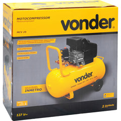 Motocompressor de Ar Mcv 25 25 Litros 127V Vonder