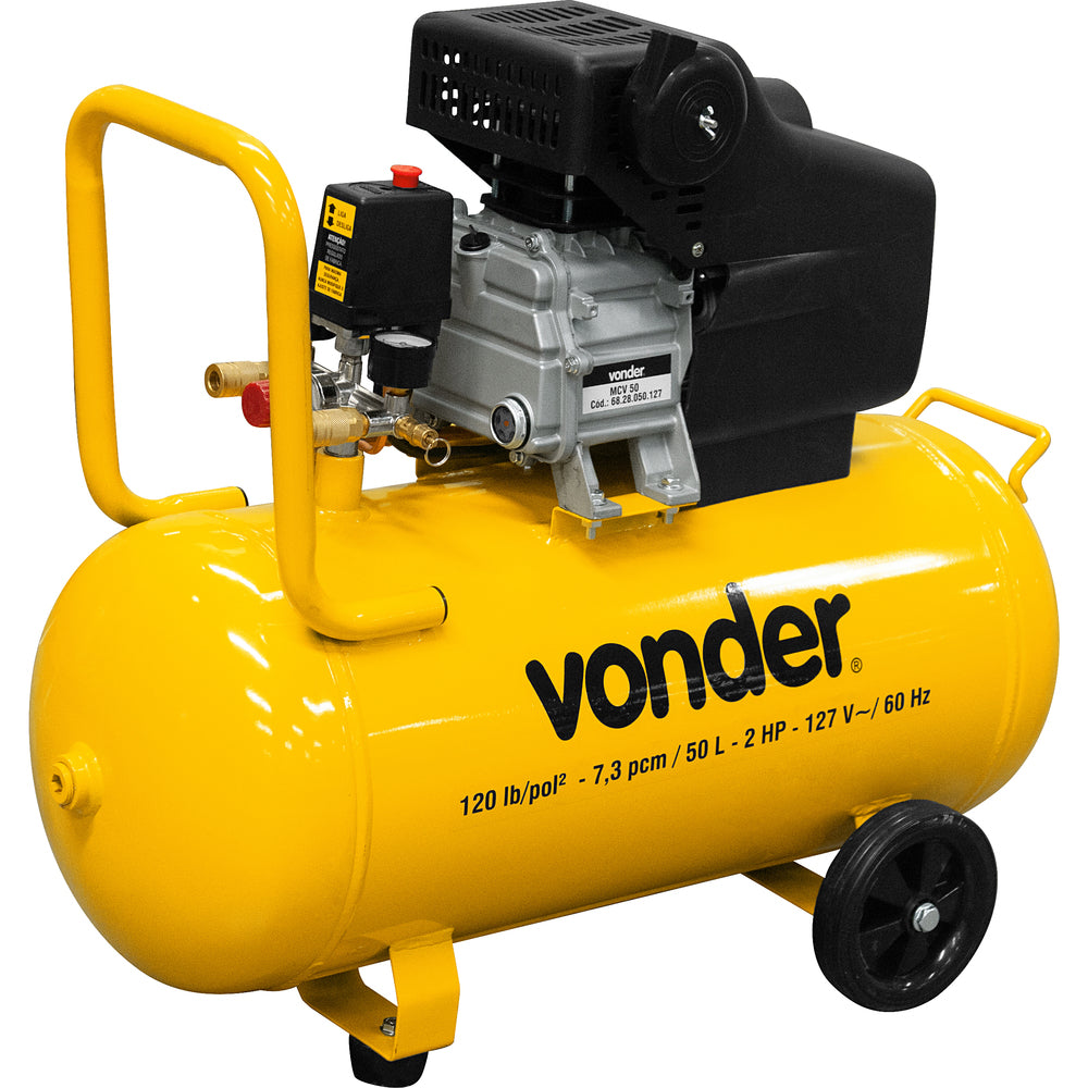 Motocompressor de Ar Mcv 50 50 Litros 127V Vonder