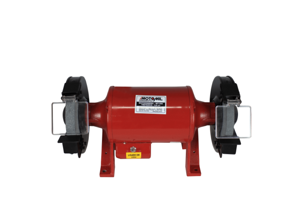 Motoesmeril 2HP Trifásico 60Hz 220V MT-200 Motomil