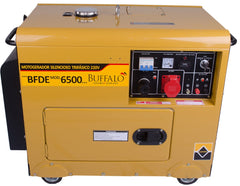 Motogerador Diesel Buffalo 5KVA Trif 127/220V P Elétrica