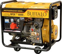 Motogerador Diesel Buffalo 6KVA Trif 127/220V P Elétrica