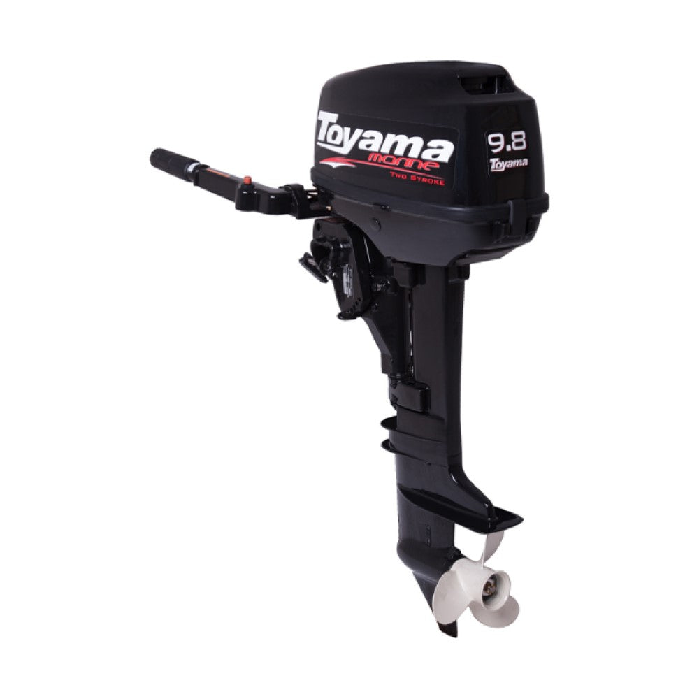Motor Popa Toyama 9.8HP 2T Rabeta curta Marcha TM9.8TS