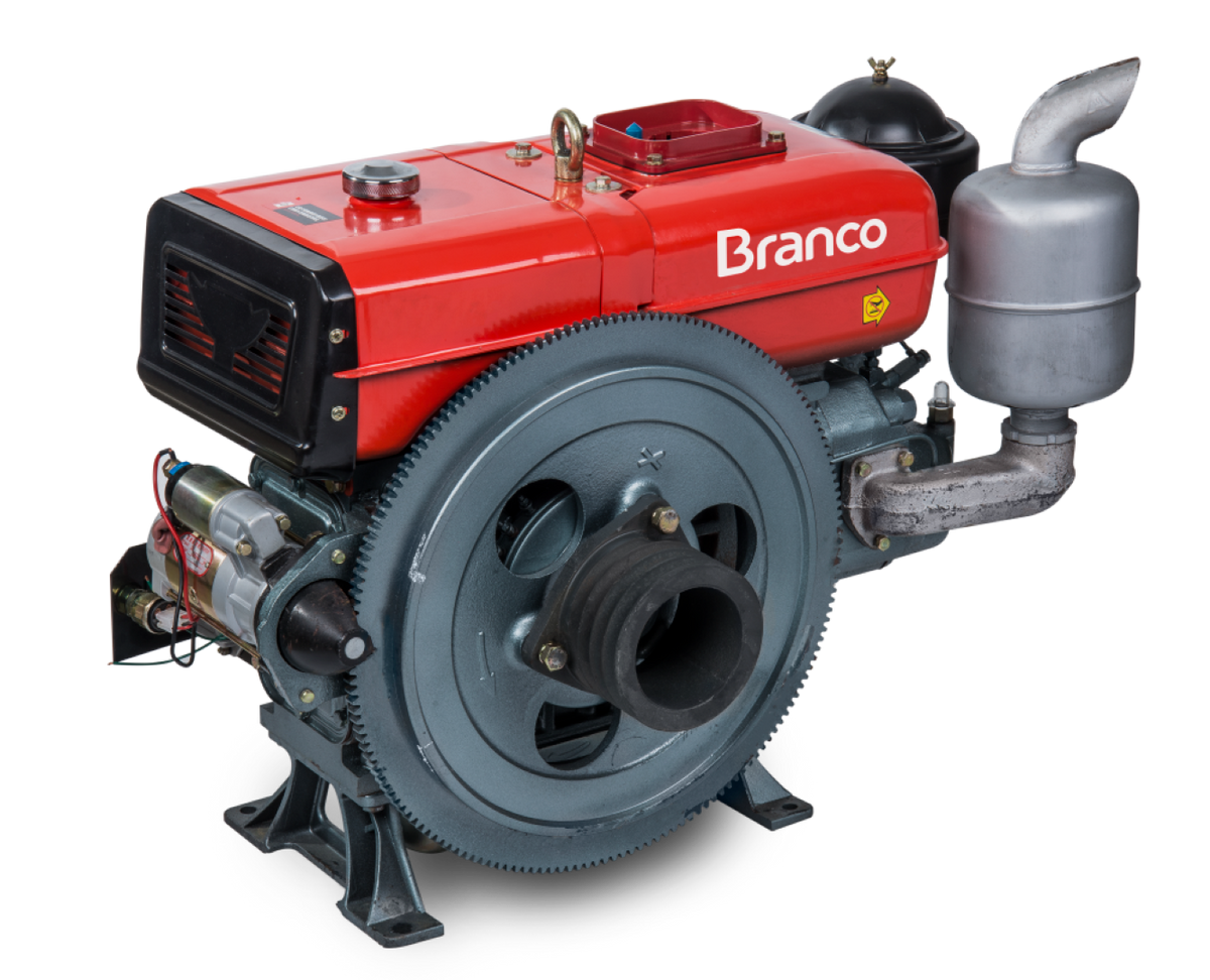 Motor Diesel 22CV 1195cc P.Elét Termossifão BDA22.0TE Branco
