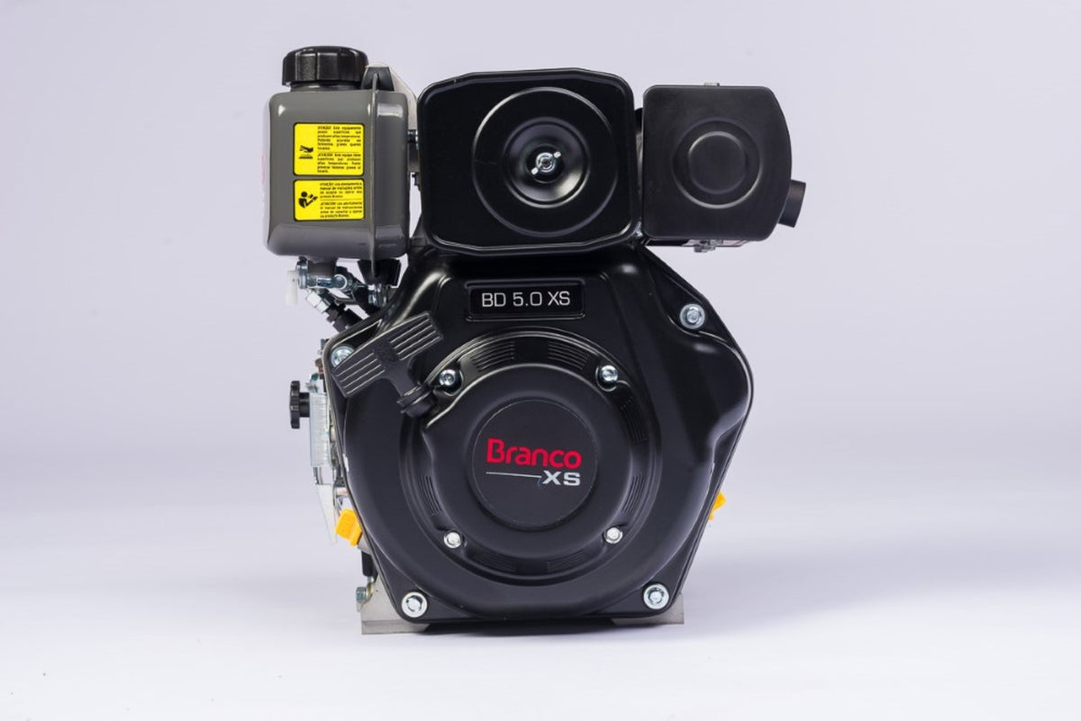 Motor Diesel 5,0CV Eixo H P. Manual BD-5.0H Briggs Branco