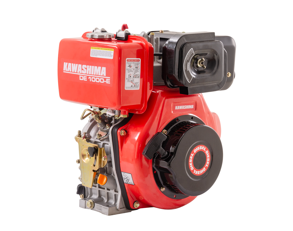 Motor Estac Diesel De-1000E 406CC 10HP P. Elétrica 5,5 L