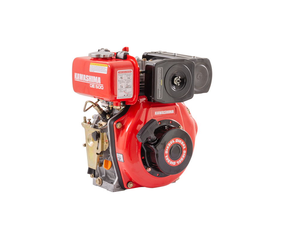Motor Estac Diesel De-500 211CC 4,2HP Refrigerado A Ar 2,5L