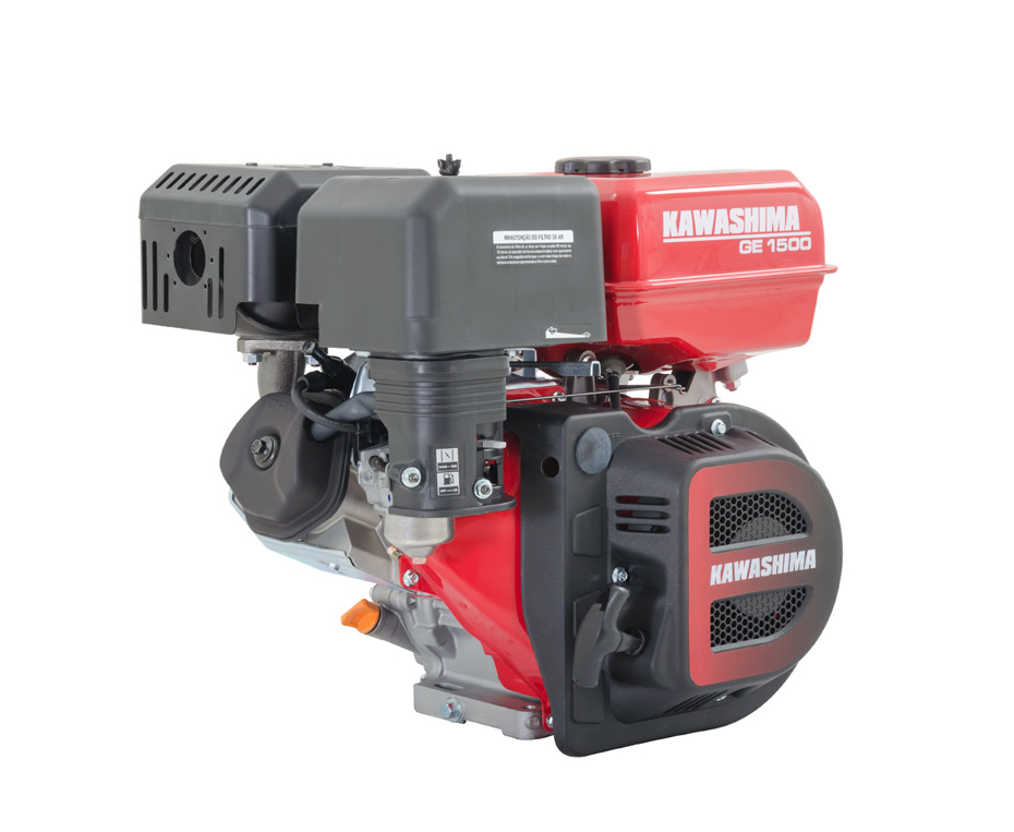 Motor Estacionário à Gasolina Kawashima Ge1500 15HP Std