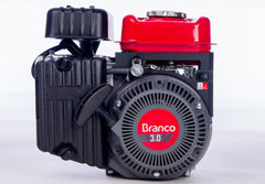 Motor Gasolina 3,0CV Eixo H Partida Manual B4T-3.0H Branco