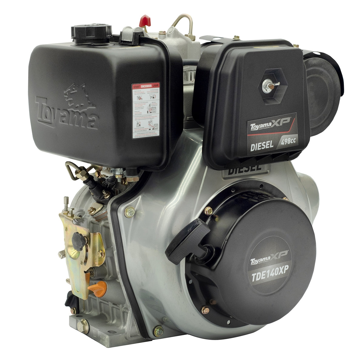 Motor Diesel TDE140XP 13.5 HP 4 Tempos Partida Manual Toyama