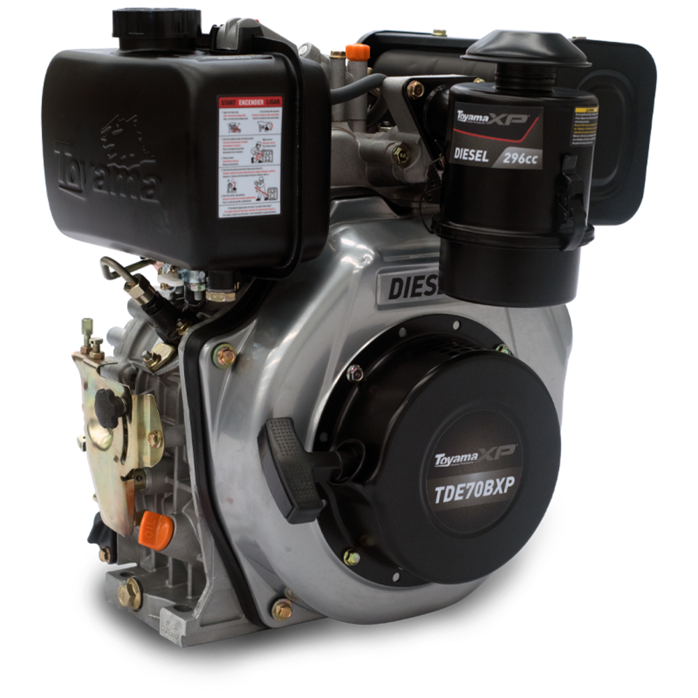 Motor Multiuso TDE70BXP 6.7HP 4T Diesel Eixo 1" Toyama