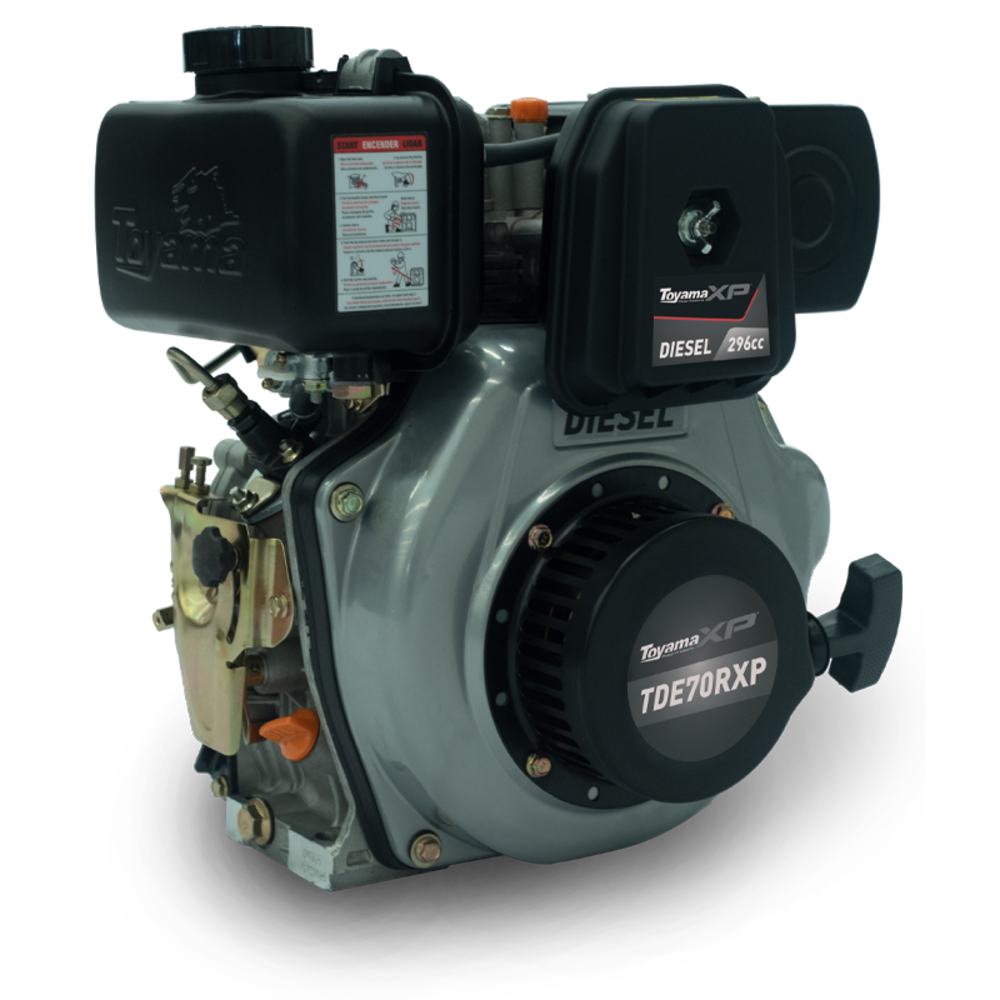 Motor Diesel 6,7 HP 4 Tempos Eixo 1'' TDE70RXP Toyama