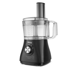 Multiprocessador 800W Philco Preto 5 em 1 Rala Processa Liquidifica Espreme Fatia Pica 127V