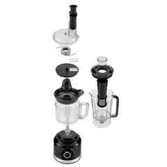 Multiprocessador PMP1500 Turbo 1000W Philco 5 em 1 Com Copo Liquidificador e Acessórios 220V