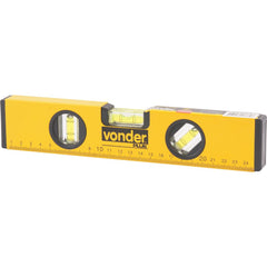 Nível alumínio 10" 3 bolhas base magnética - Vonder Plus