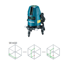 Nivelador Laser Linhas Cruzadas 1 Vertical 1 Horizontal 10 M Sem Bateria Sem Carregador SK10GDZ Makita