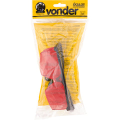 Óculos Policarbonato Fortex Vermelho Vonder