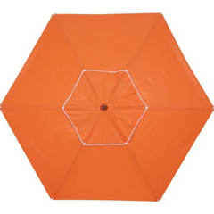 Ombrellone Central Xangri-Lá em Madeira 2,40 metros Laranja 240611 Bel