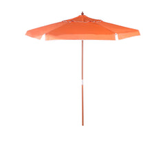 Ombrellone Bagum em Madeira 2 metros Laranja Bel Lazer