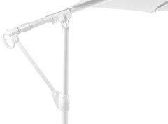 Ombrellone Milano Branco Suspenso Girat Alumínio 3,00m Bel Lazer