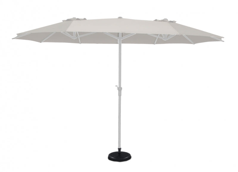 Ombrellone Oversize retangular 4,50x2,50m Branco Bel Lazer