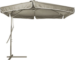 Ombrellone Suspenso Regulável Alavanca Bege 3,00 metros