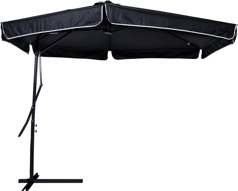 Ombrellone Suspenso Regulável Alavanca Poliéster 3,00 metros
