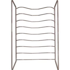 Organizador 8 Pratos Vertical Metalizado Lavanda Bel