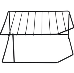 Organizador Pratos Horizontal 2 Níveis Preto Bel