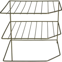 Organizador Pratos Louças para Pia Horizontal 3 Niveis Metalizado Oliva 990844 Bel