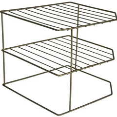 Organizador Pratos Louças para Pia Horizontal 3 Niveis Metalizado Oliva 990844 Bel