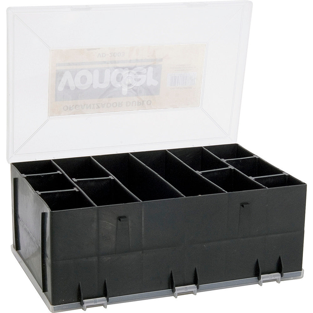 Organizador plástico 315x200x115mm removíveis vd2003 Vonder