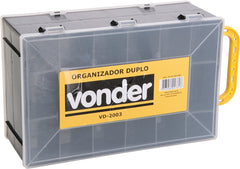 Organizador plástico 315x200x115mm removíveis vd2003 Vonder