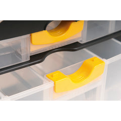 Organizador plástico 400x200x285mm 3 gavetas opv0400 Vonder