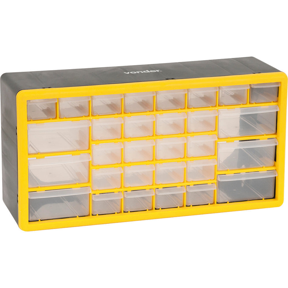 Organizador plástico 500x160x250mm 30 gavetas opv0300 Vonder