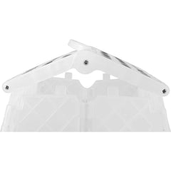 Banqueta Plástica Dobrável 360 mm Transparente Vonder
