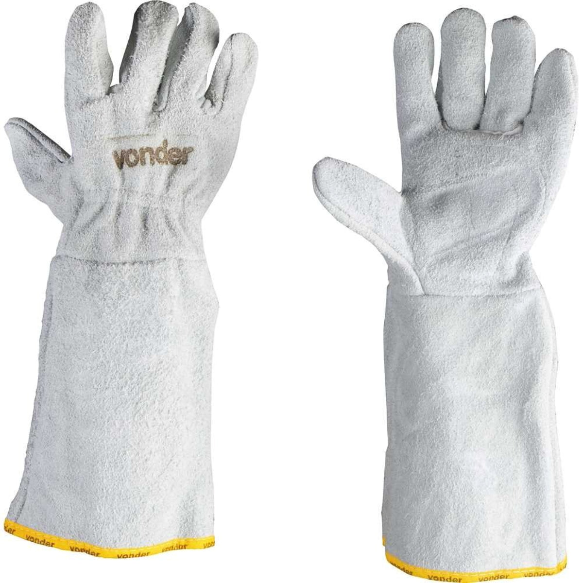 Luva Raspa com Reforço Palma 15 cm Petrol Vonder