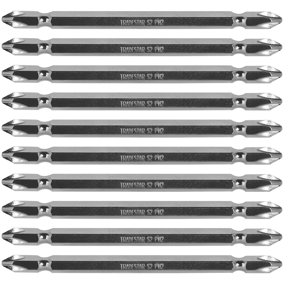 Bits Ponteira Dupla 110 mm Ph2 Philips Imantada Tradestar - Guimepa