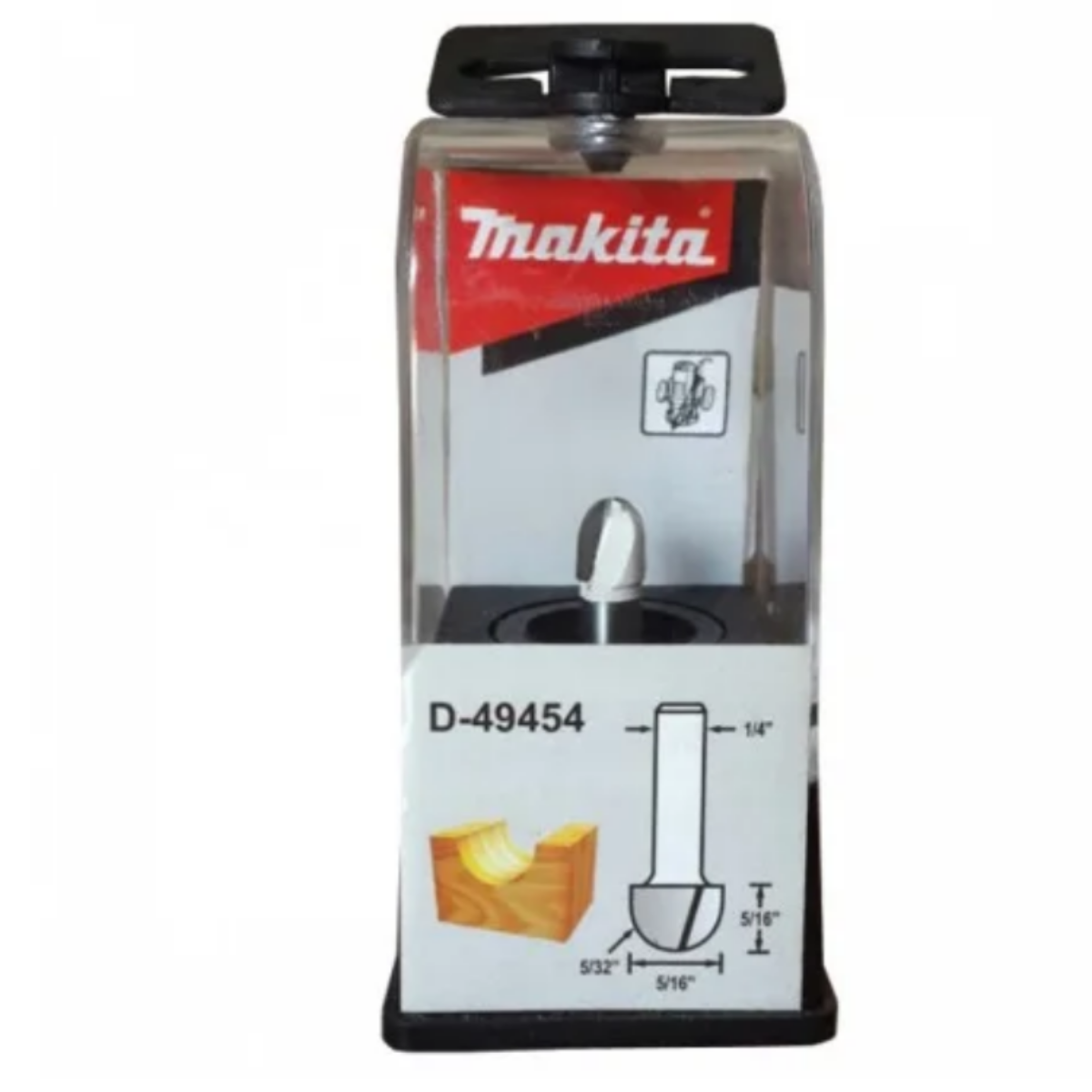 Fresa Ponta U 5/16" Haste 1/4" D-49454 Makita