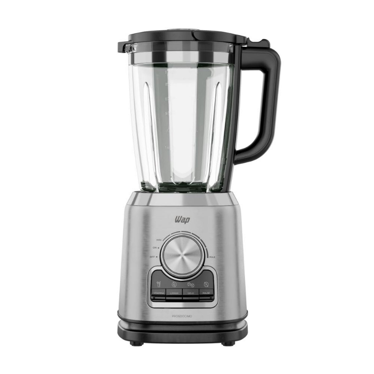 Liquidificador com Copo de Vidro WAP WB2000 2L com Potência de 900W Velocidade variável 220V