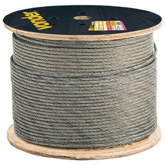 Cabo de aço af 1/8" alma de fibra 6x7 galv c/ 100m Vonder