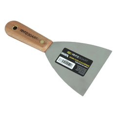 Espátula 10 cm Inox Cabo Madeira Tradestar
