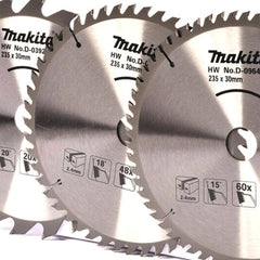 Kit Serra Circular 235 x 30 mm x 20/48/60 Dentes D-44775 Makita