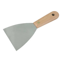 Espátula 10 cm Inox Cabo Madeira Tradestar