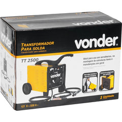 Transformador de Solda Bivolt Monofásico com Roda TT2500 - Vonder