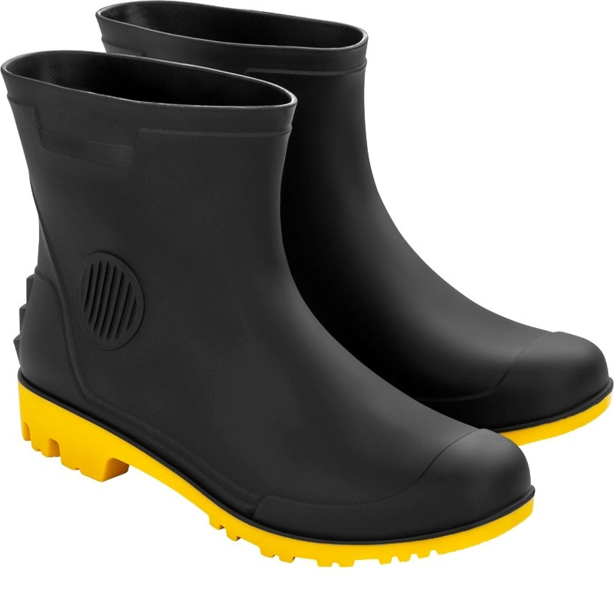 Bota (Ak) Pvc 43 Preta/Amarela C3/4 Cf Vonder - Guimepa