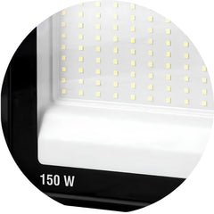 Refletor de LED RLV1503 150W Vonder Bivolt 6500K 110V 220V Luz Branca Alcance 35m Interno Externo