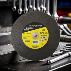 Disco de Corte 300 x 3 mm  Furo 1" mm Aço Tradestar