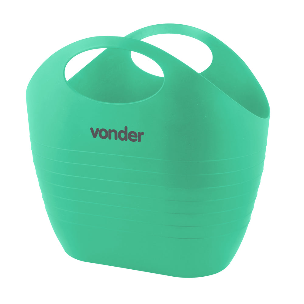 Bolsa Plástica Multiuso 8,5 Litros Verde Vonder