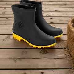 Bota (Ak) Pvc 44 Preta/Amarela C3/4 Cf Vonder