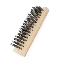 Escova Manual Aço 6 x 19 cm Cepa Madeira Tradestar